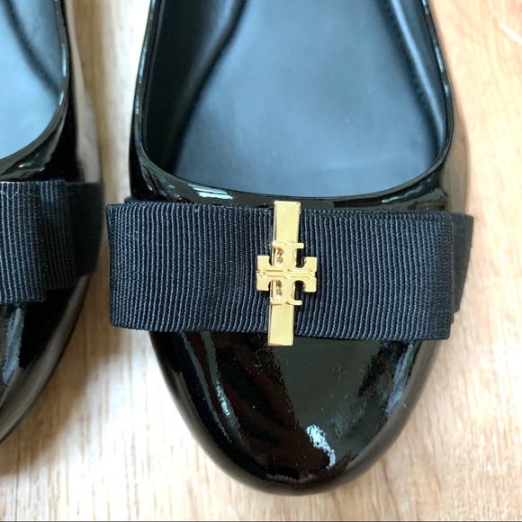 Tory Burch Shoes - Tory Burch | Trudy Ribbon Black Pallet Flats
